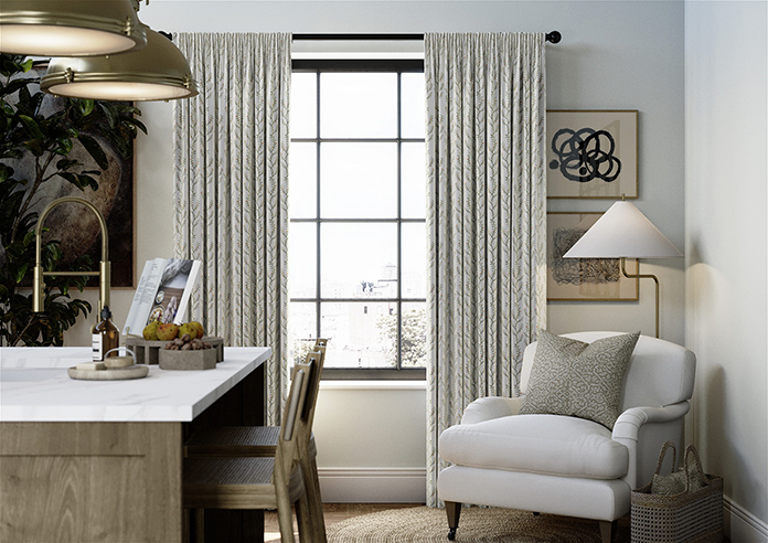 Boughton Faux Silk, Nectarine - Made to Measure Curtains - Image 3